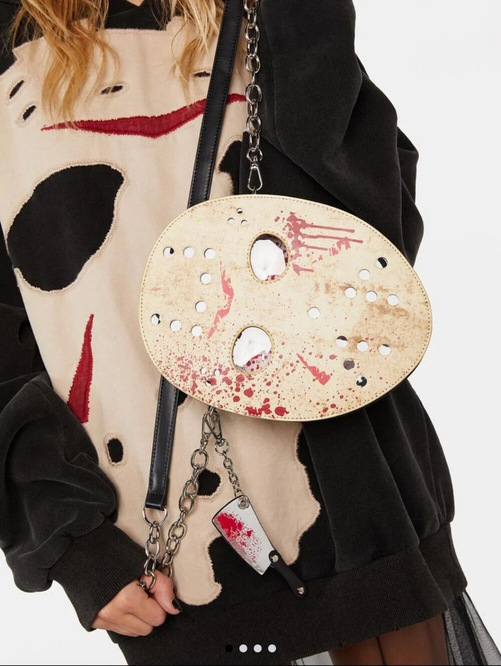 Jason’s Revenge Crossbody Bag HTF Horror Halloween Friday The 13th Butcher Knife